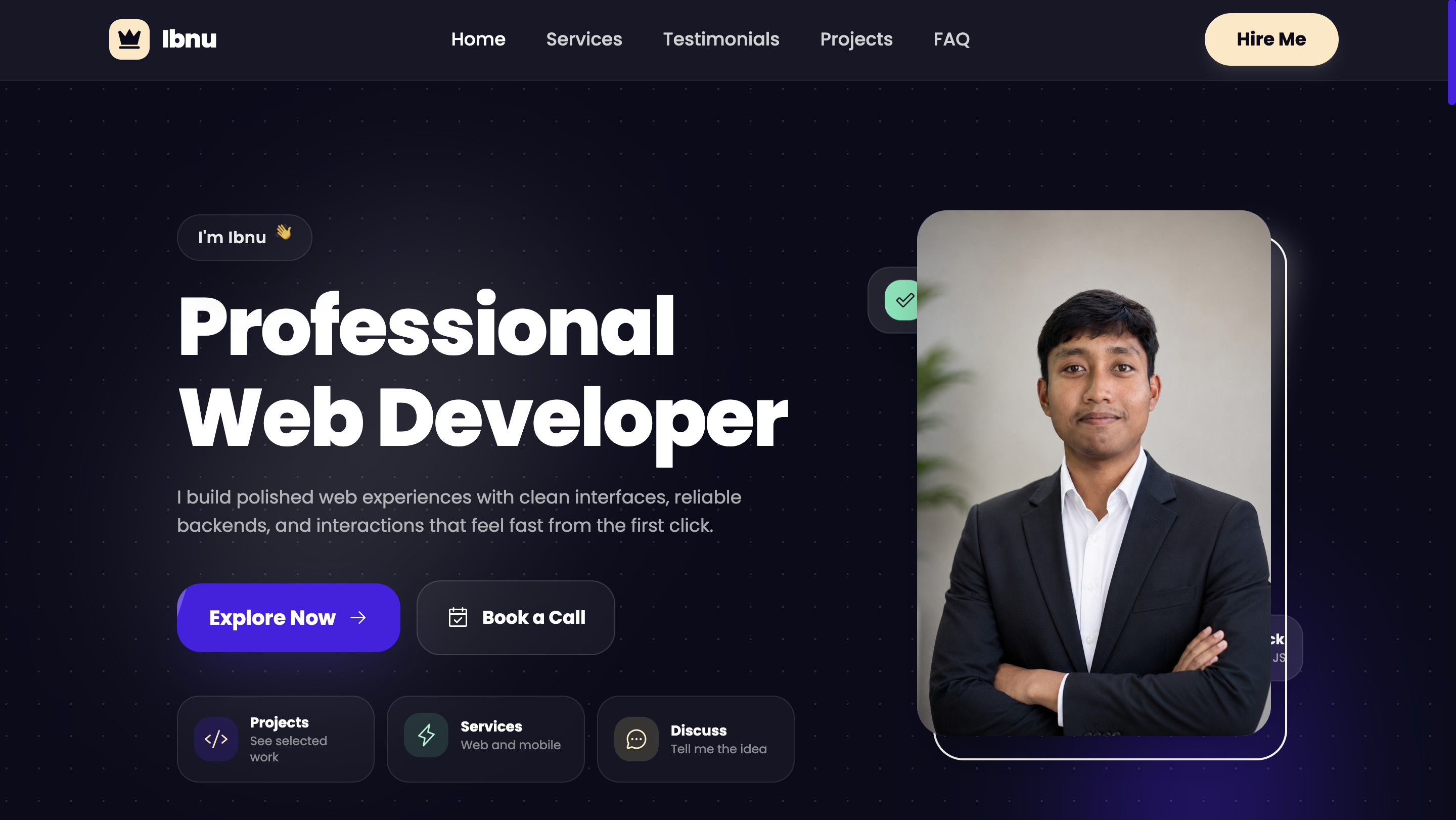 Gambar utama Web Portfolio